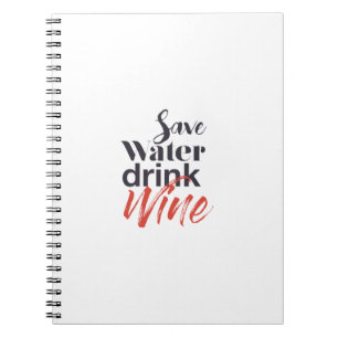 Moderne, leuke, creatieve, grappige Drink met spar Notitieboek