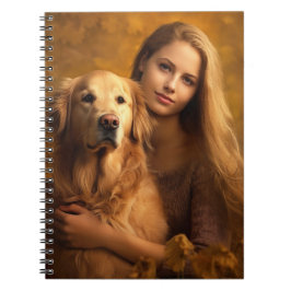 Moderne Leuke gouden retriever Beste Hond Moeder O Notitieboek