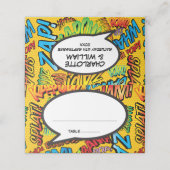 Moderne leuke kleurrijke spraakbubbel (Buitenkant ongevouwen)