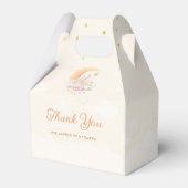 Moderne Leuke Waterverf Bunny Baby shower Verjaard Bedankdoosjes (Achterkant)