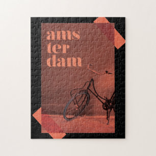 Moderne, levendige grafische vormgeving - Amsterda Legpuzzel