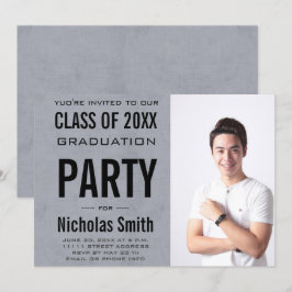 MODERNE LEVERANCIERINGSPARTIJINVITATIE AFSTUDEERDE KAART