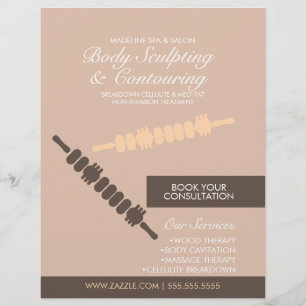 Moderne lichaamscontouring Lichaamssculptuur Massa Flyer