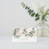 Moderne lichte eierschaal White Eucalyptus Corpora Visitekaartje (Staand voorkant)