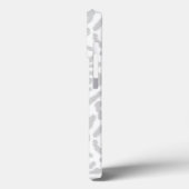 Moderne lichte grijze luipaard — Dierafdrukken Case-Mate iPhone Case (Achterkant / Links)
