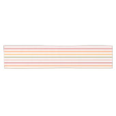 Moderne lichte strepen korte tafelloper (Horizontaal)