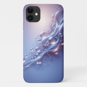 Moderne Lichtgevende Vloeibare Bubbel Kunst - Eleg iPhone 11 Hoesje