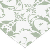 Moderne lichtgroen demperpatroon korte tafelloper (Hoek)