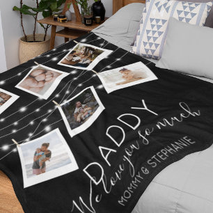 Moderne Lichtslingers Fotocollage Fleece Deken
