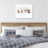 Moderne LIEFDE Canvas Afdruk (Insitu (Slaapkamer))
