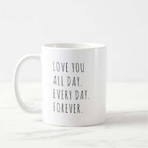 Moderne Liefde Je Handgeschreven Tekst Koffiemok