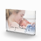 Moderne Liefde Manuscript Heart Fotobekleding Fotoblokken (Rechts)