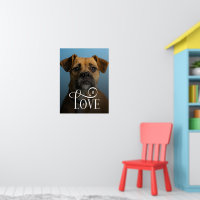 Moderne Liefde Op Maat Boxer Hondenhuisdieren Foto