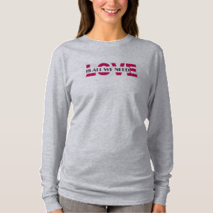 Moderne 'LIEFDE' T-Shirt - Geïllustreerde Grafisch