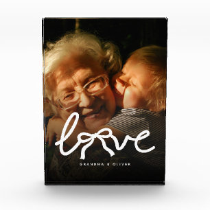 Moderne Liefde Typografie Oma Aangepast Foto Cadea