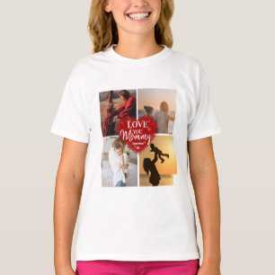 Moderne liefde voor moeder, mama en andere foto's  t-shirt