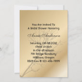 moderne liefdesvogels - bruiloft in rustisch land kaart (Achterkant)