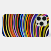 Moderne Lignes Néon Courbes Multicolores de Style (Verso Horizontal)