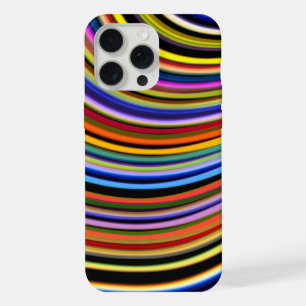 Moderne Lignes Néon Courbes Multicolores de Style