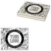 Moderne lijnillustraties en uw Logo met bewerkbare Rubberstempel (Gestempeld)