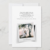 Moderne Lijst met handschrift Bedankkaart (Achterkant)