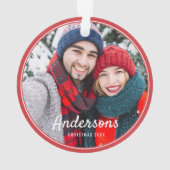 Moderne Lijsten Eenvoudige fotoserie Ornament (achterkant)