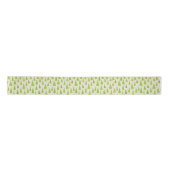 Moderne Lime Green Roze Kerstbomen Waterverf Lint (Voorkant)