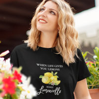 Moderne Limoncello Lemons Black penseelscript