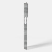 Moderne Linen Pset Pattern Persoonlijke naam Case-Mate iPhone Case (Achterkant / Rechts)