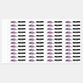 Moderne Lip Gloss Lips brandend Packaging Labels (Vel)