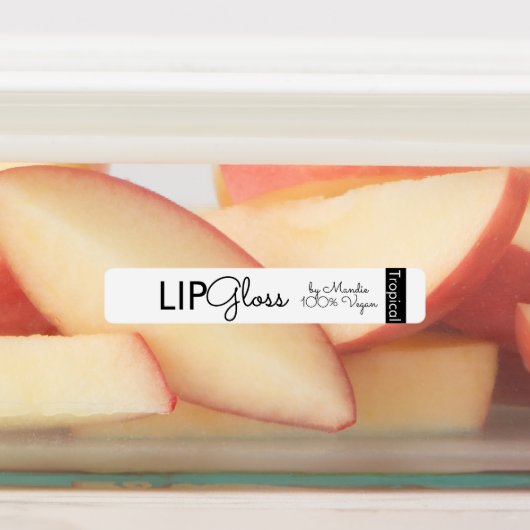 Moderne Lip Gloss-verpakkingslabels Labels (Aangebracht)