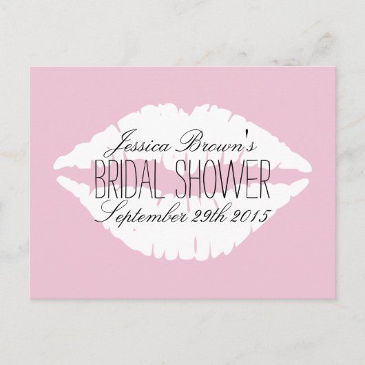 Moderne lips Vrijgezellenfeest Recipe Kaarten (Voorkant)