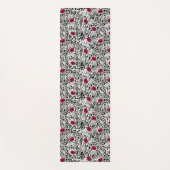 Moderne lipstick Lips B&W Patroon Yogamat (Voorkant)