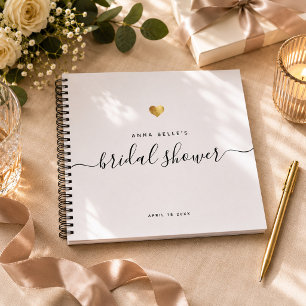 Moderne Livre d'Or Chic Écriture Cursive Mariage