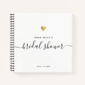 Moderne Livre d'Or Chic Écriture Cursive Mariage (Devant)