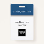 Moderne Logo bedrijfsnaam badges (Achterkant)