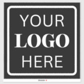 Moderne Logo Bedrijfswagen Raambumper Sticker (Vel)