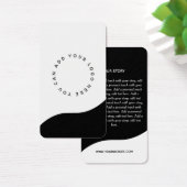 Moderne Logo Business Hang Label Visitekaartje (Bureau)