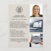 Moderne Logo Consultancy Flyer (Voorkant)