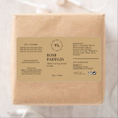 Moderne Logo Cosmetic Fles Label (Insitu)