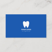 Moderne Logo Dentist Business Visitekaartje (Achterkant)