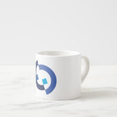 Moderne Logo Espresso Kop (Voorkant rechts)