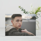 Moderne Logo Foto Afstuderen Open House Aankondiging (Staand voorkant)