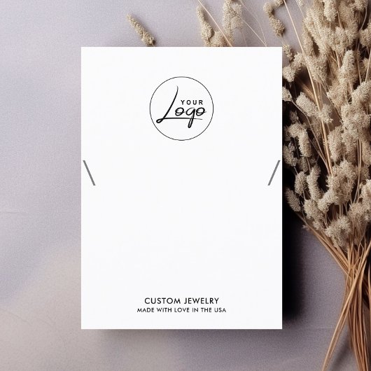 Moderne Logo Kettingen armband display Kaart Visitekaartje