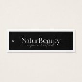 Moderne Logo kleding Hang Label Mini Visitekaartjes (Voorkant)