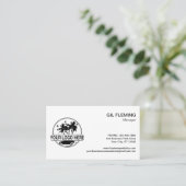 Moderne Logo minimalistisch Visitekaartje (Staand voorkant)