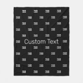 Moderne Logo of Design Pattern met elk Afbeelding Fleece Deken (Voorkant)