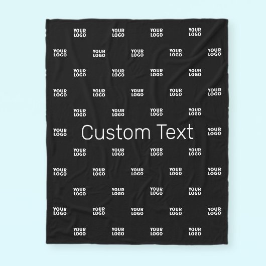 Moderne Logo of Design Pattern met elk Afbeelding Fleece Deken