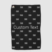 Moderne Logo of Design Pattern met elk Afbeelding Golfhanddoek (Voorkant)