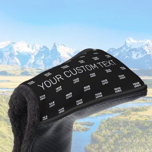 Moderne Logo of Design Pattern met elk Afbeelding Golfheadcover